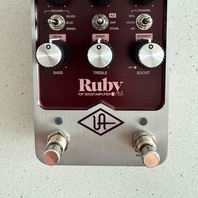 Universal Audio Ruby ’63 Top Boost Amplifier 2022 - Present - Ruby / Silver image 1