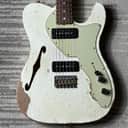 Fender Custom Shop Masterbuilt by Greg Fessler '68 1968 Reissue Telecaster Thinline Heavy Relic - Olympic White