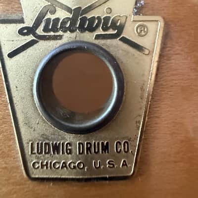 Vintage Ludwig 3ply 14x10 Thermogloss Rack Tom 60's Keystone Badge! image 7