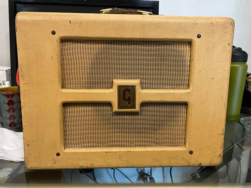 Gibson BR-9 Transition amp 1954 - Tan tolex Rare image 1