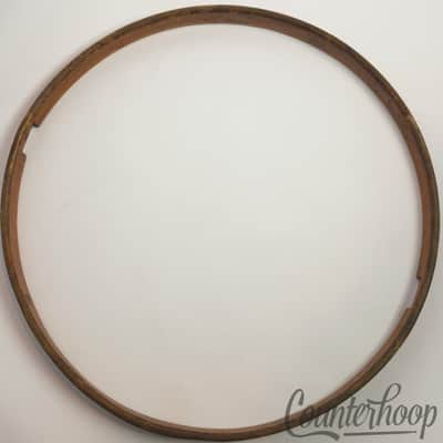 Ludwig 14"Solid 1Ply Natural Maple Wood Hoop/Rim Snare Drum Resonant Vintage 10s image 6