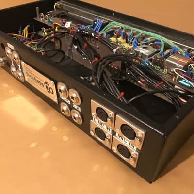 Pair Tesla EJU 124 Channel Strip Microphone Preamp EQ Haufe Transformers Professionally Racked Pair image 4