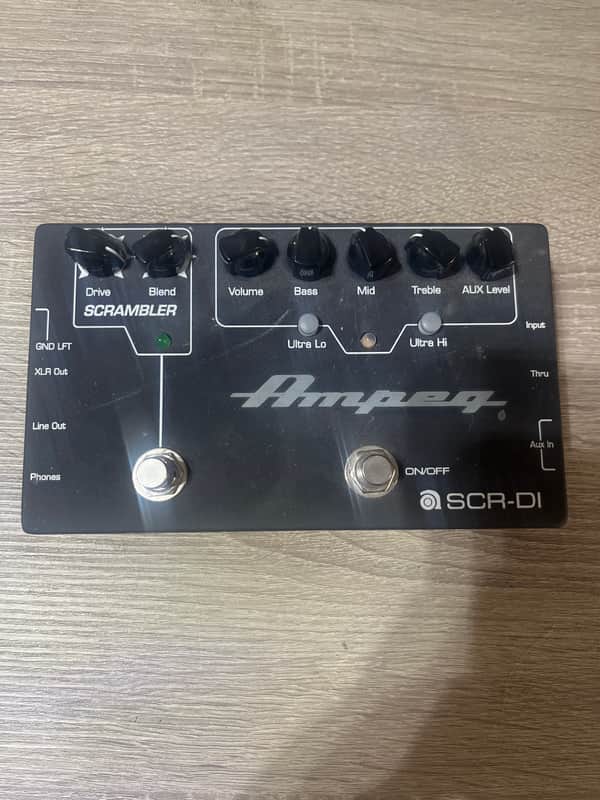 Ampeg SCR‑DI Bass DI Preamp with Scrambler Overdrive 2010s - Black