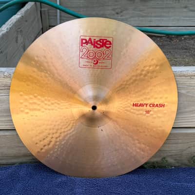 Paiste 2002 18" Heavy Crash-Circa 1985-Weight at 1609/10 Grams image 1