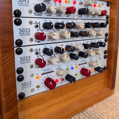 Rupert Neve Designs Portico 5043 5033 (two units ) 5012 2012 - 4 units in oak portable case image 2