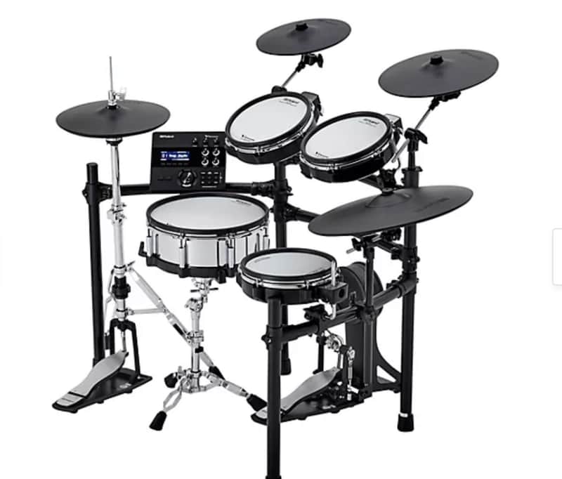 Roland TD-27KV2 V-Drum Kit with Mesh Pads 2022 - Present - Black image 1