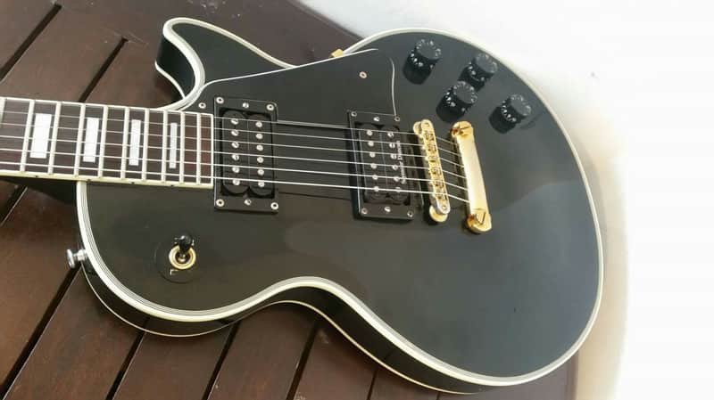 Epiphone Gibson Japan Les Paul Custom (JDM) LPC-80 1999 Black Gold image 1