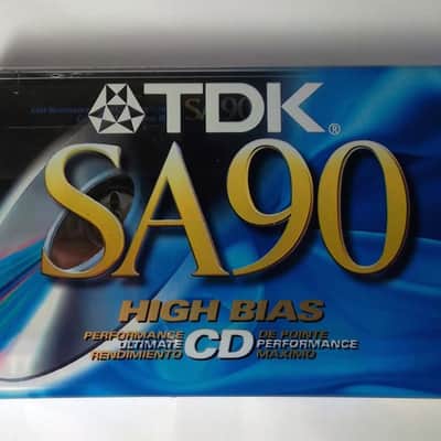 4-TDK SA-90 (1997) Type II Hi-Output Super Avilyn SA Chrome Cassette Tapes Japan Made For USA Sealed And New! image 2