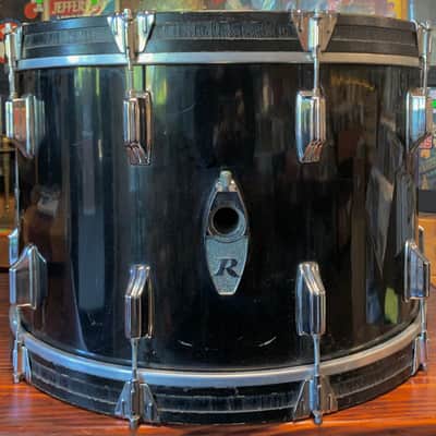 Rogers XP-8 3 Piece Ebony Black Drum Set - Good Condition - image 20
