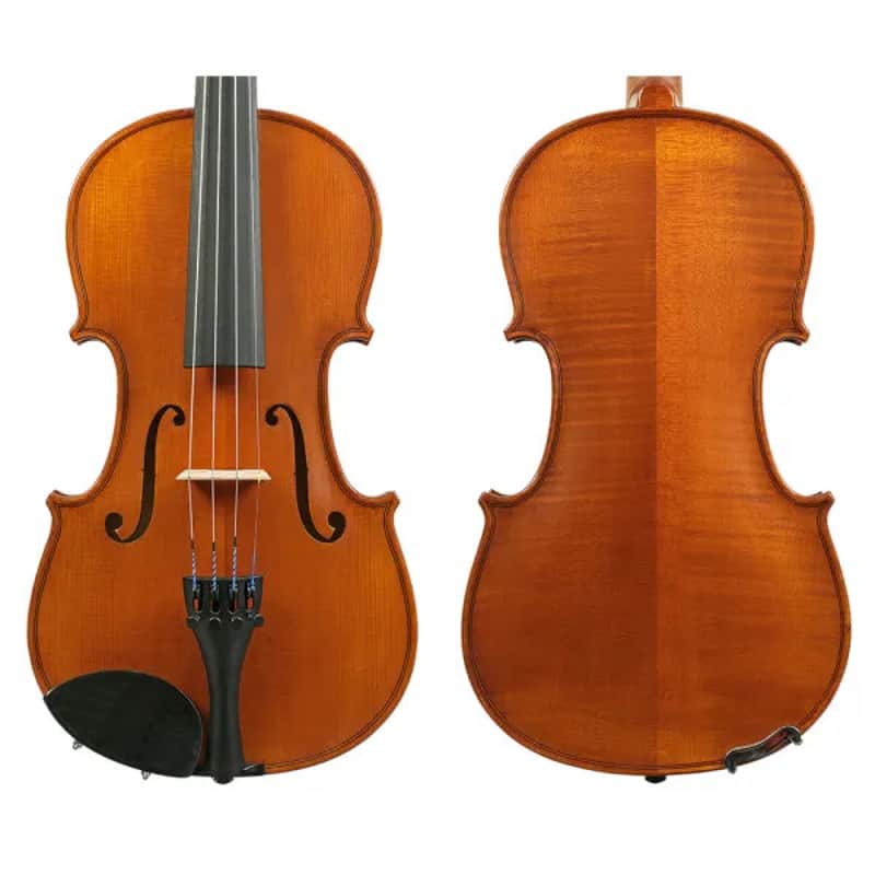 Gliga 2 Violin 1/8 Antique Varnish Outfit Setup Aubert Bridge Violino Strings image 1
