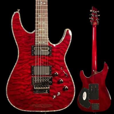 Schecter Hellraiser C-1 FR-S - Black Cherry image 1