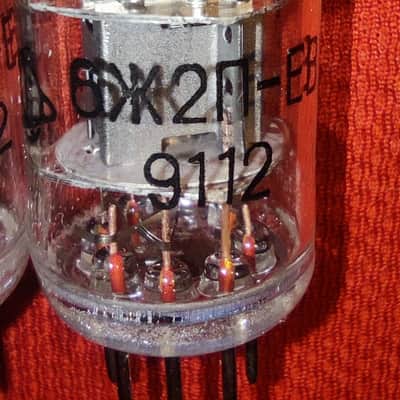 6J2P-EV 6AS6 5725 Strong Matched Pair Vintage Zhovten audio tubes NIB NOS image 10