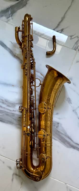 Selmer Balanced Action Baritone Saxophone 1935 - Original lacquer image 1