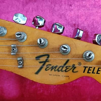 Unique Krautrock-Guitar Fender Telecaster Custom Sunburst - 1974 image 5