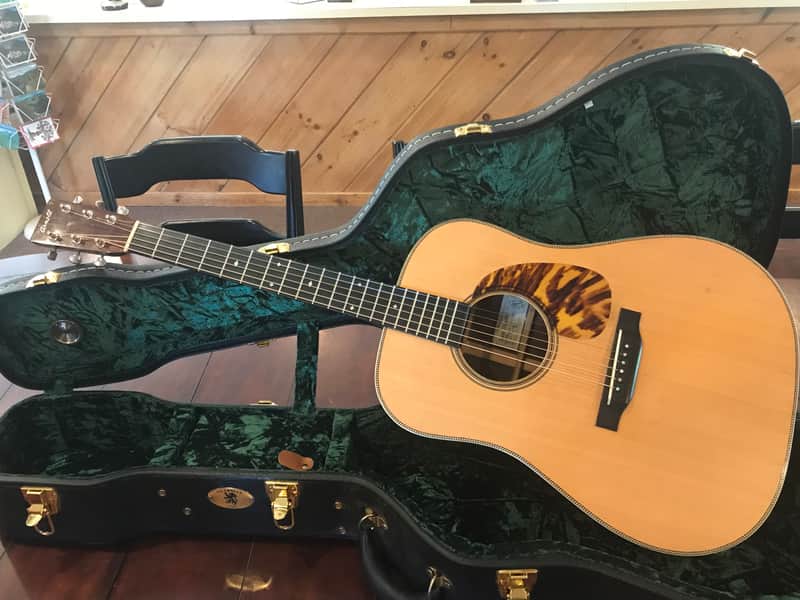 John Arnold guitar D-28 Engelmann/Old EIR Tony Rice signature on label image 1