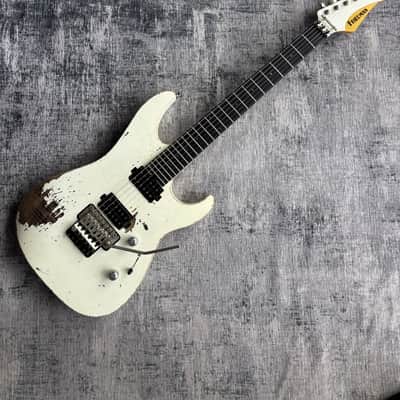 Friedman NoHo 24 2020 - Heavy Relic White Over Flame Maple Grover Jackson Build image 2