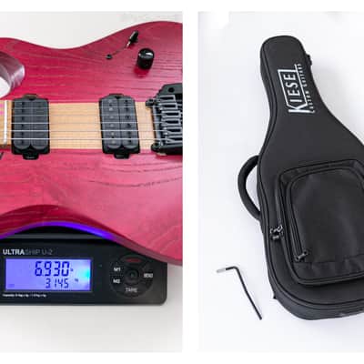 2014 Kiesel Vader Neck-Thru in Faded Cherry 6.9lbs image 6