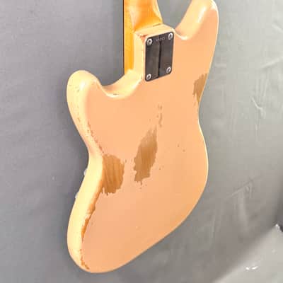 Fender Musicmaster *Clay Dot, Slab Board* 1960 - Desert Sand image 8