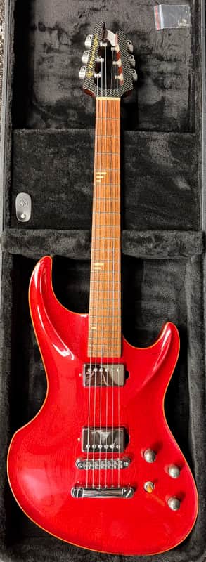MJ (Mark Johnson) Mirage 1995 – Cherry Red – New Old Stock / Unplayed – USA Boutique – OHSC image 1
