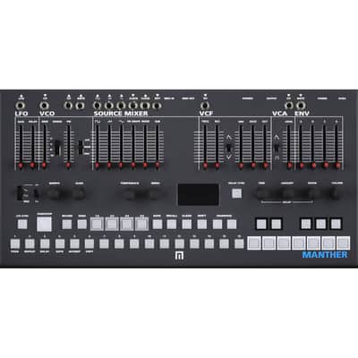 Malekko Manther Monophonic Analog Synthesizer and Sequencer 2018