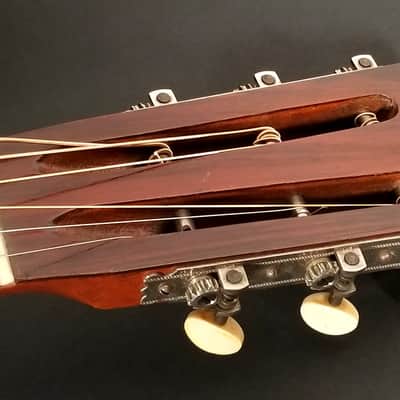 Dazzling 1927 Harmony Supertone Artist parlor guitar, rare 14” body, all orig, koa, orig case. image 10