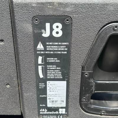 (16) D&B Audiotechnik J8 Line Array Loudspeakers/W(2) D12 Amps Rack (THS) image 10