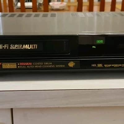 VINTAGE SHARP 6 HEAD/VCR/VHS/TITANIUM/MADE IN JAPAN/FULLY SERVICED image 1