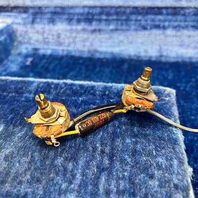 Vintage 1960s Gibson ES-125T Wiring Harness CTS Pots & Sprague 1966, 1967, 1968 image 8