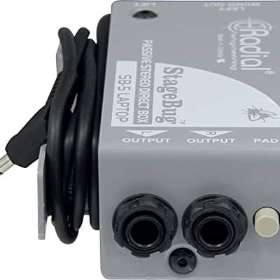 Radial StageBug SB-5 1-channel Passive Laptop Direct Box image 3