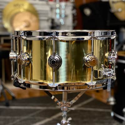 DW Collector’s Series 6.5x14 Polished Brass Snare Drum image 6