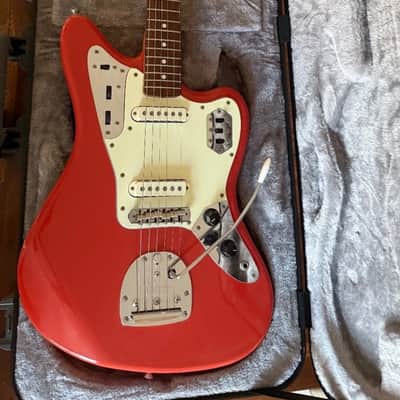 Used Fender Japan 60s Jaguar Candy Apple Red Solid Body image 1