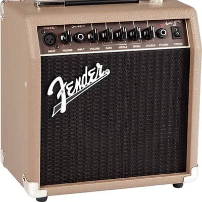 Fender Acoustasonic 15, 2-Channel 1x6" Acoustic Amplifier image 4