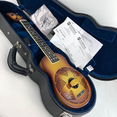 National Resophonic Triolian Concert Ukulele, 2020- RARE Headstock Shape image 2