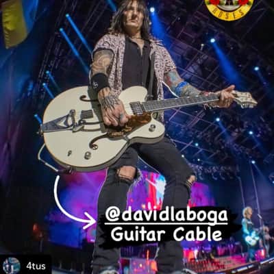 Wireless HiEnd Guitar Cable by David Laboga for Shure / 77cm / 30,3'' / Mini XLR 4pin / WA304 / WA302 / WA306 uses by Richard Fortus (GNR) image 3