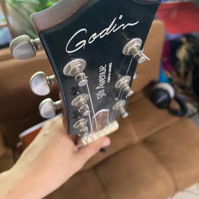 Godin 5th Avenue Uptown Custom 2019 - Present - Havana Burst image 3