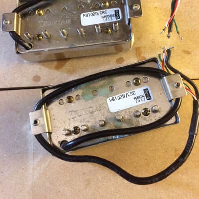 Duncan Designed HB102N and HB102B Chrome Humbucking pickup set image 2