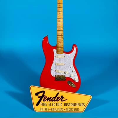Fender Custom build partscaster 2012 - Fiesta Red image 2