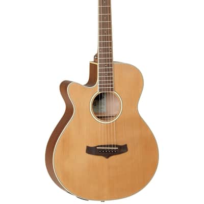 Tanglewood Winterleaf TW4CE  Super Folk Natural Satin Left-Handed Electro Acoustic Guitar image 1