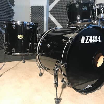 Tama Starclassic Maple 10, 12, 16, 22 Piano Black Drum Set w/Cases Made In Japan image 3