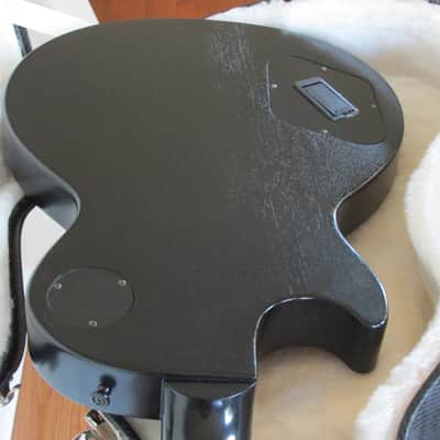 2007 Gibson Les Paul Studio Limited Run Guitar of the Week # 20 Satin Ebony Finish  EMG's  Ebony FB image 11