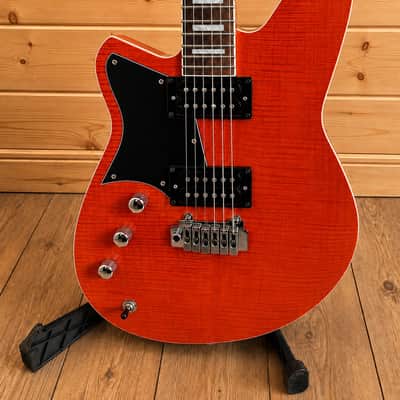 Lefty Bayonet RA(Railhammer) FM (Flame Maple) in Rock Orange image 2