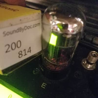 Sylvania 0% perfect Matched Pair (2) 6SN7GTB tNOS AT1000 TESTED Vacuum Tubes T9 Tall glass Chrome top angled T plate dual triode 1956-1957 image 7