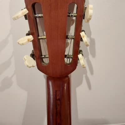 1950s Del Vecchio acoustic resonator guitar (red/gold sunburst) image 14
