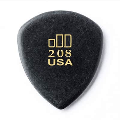 Dunlop 208 Jazztone Large Pointed Tip Picks - 6 Pack image 1