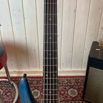 Ibanez SR605E-CTF 2024 - Cosmic Blue Starburst Flat image 3