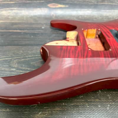 1993 Ibanez S540FM Body Mahogany Transparent Red Made in Japan image 8