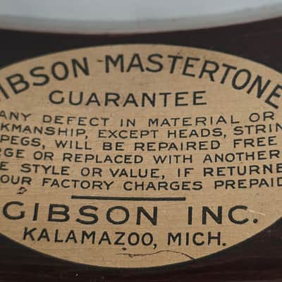 Immagine 1928 Gibson TB-3 Mastertone Banjo Pre-War TB3 5 String Master Built Florentine Neck Original Lifton Case Masterbuilt Artist Owned EX ADRIAN FARMER Custom Shop Conversion Antique Relic Kalamazoo PAF - 5
