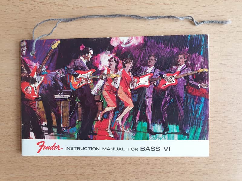 [Vintage] Fender Instruction Manual for Bass VI 1960's (#1) image 1
