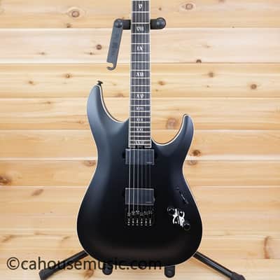 Schecter C-1 SLS Elite Evil Twin - Satin Black image 11