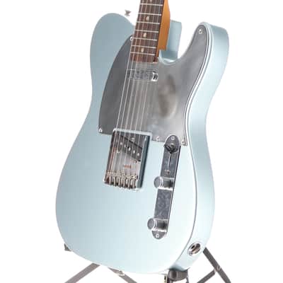Fender Certified Pre-Owned Chrissie Hynde Telecaster, Rosewood Fingerboard, Ice Blue Metallic (N12) (01351) image 4